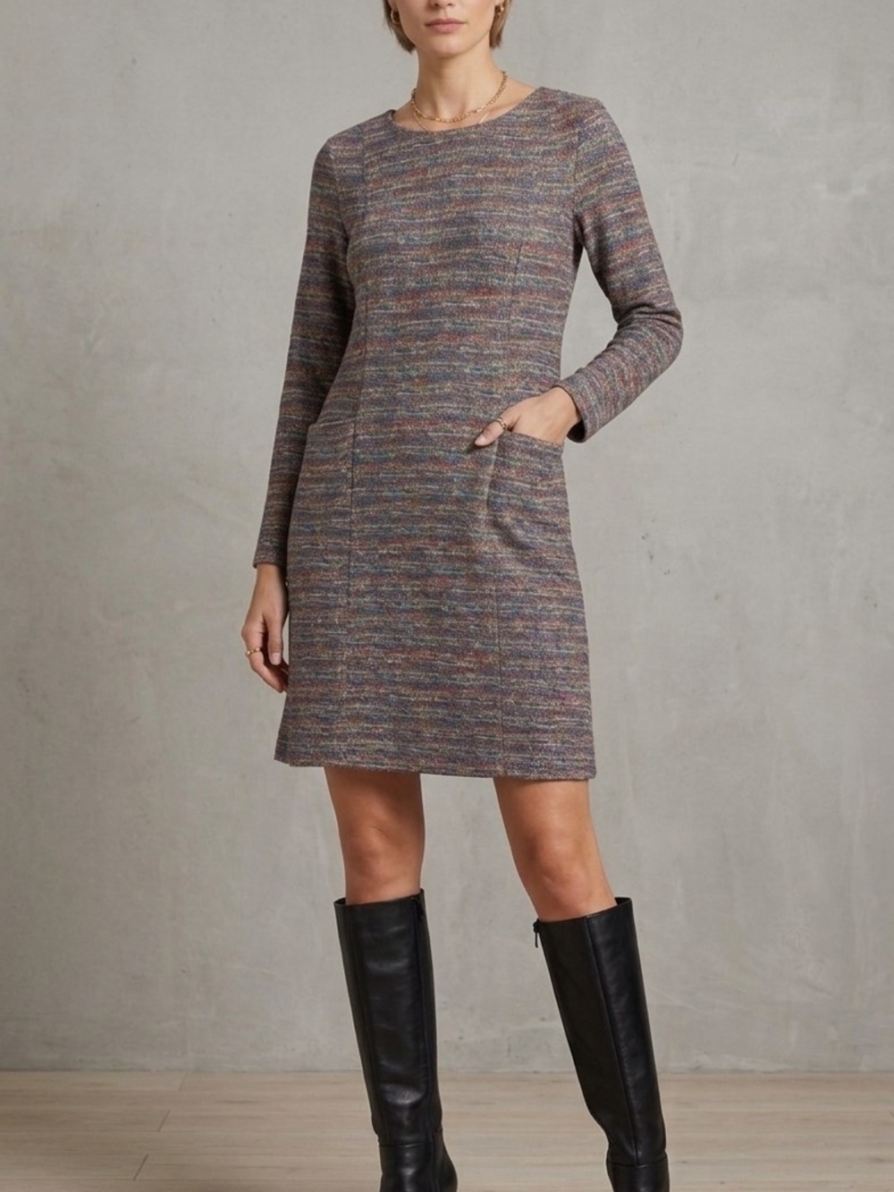 Quiosque Long Sleeve Dress Size 40 (Medium)